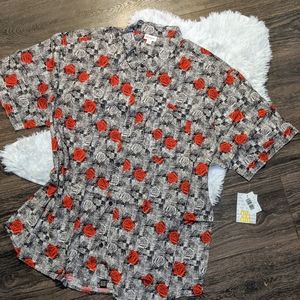 Lularoe Michael with Roses 3X